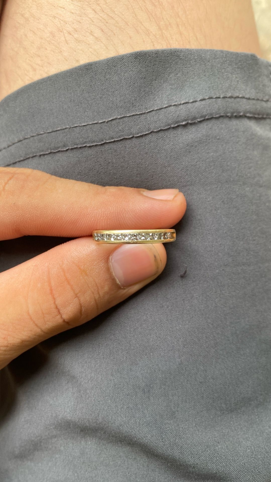 Gold Ring For Sale ASAP With 12 Diamonds 14k Gold