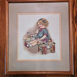 Framed Cross Stitch Art