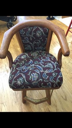 Wooden bar stools