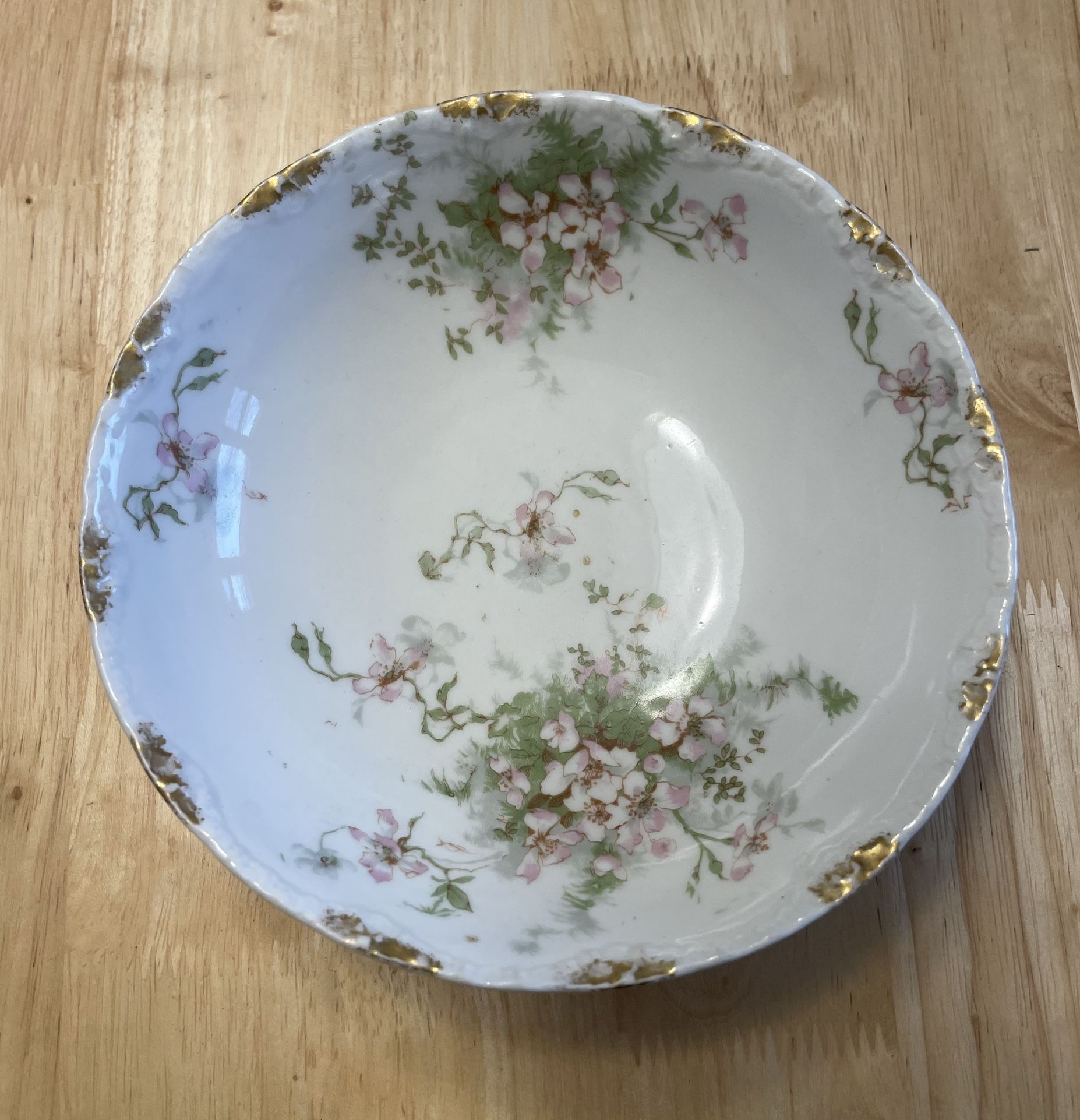 Haviland Limoge France Apple Blossom 6 Inch Bowl Schleiger #146