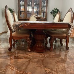 Dining Table set And china Cabinet
