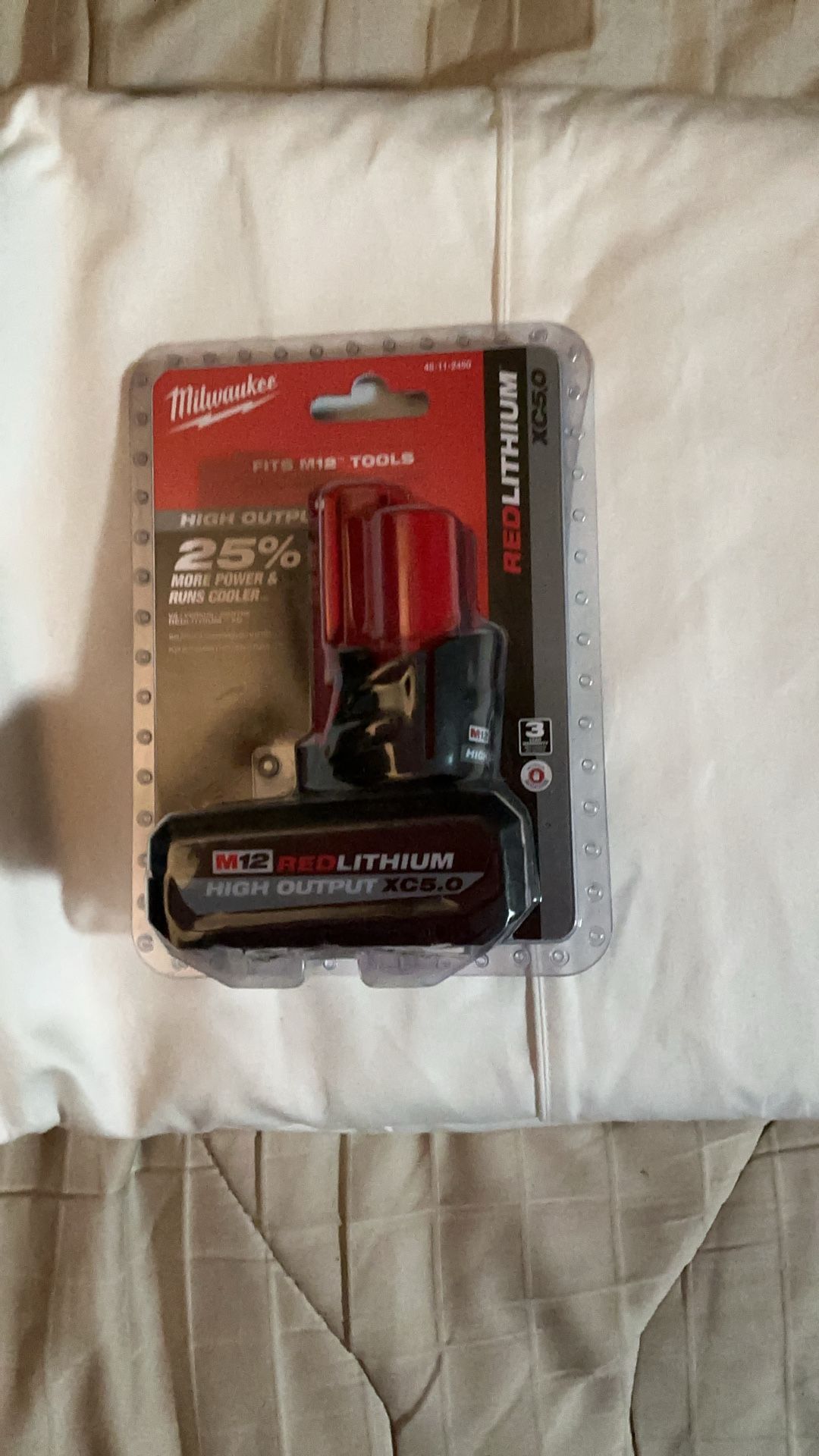 Brand New Genuine Milwaukee M12 High Output XC5.0 Battery