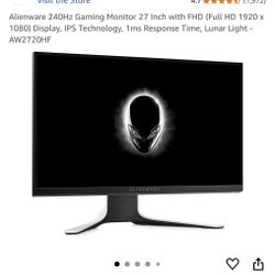 Alienware 240hz Gaming Monitor 