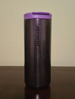 Starbucks Sugar Plum Purple Glitter Tumbler (12oz)