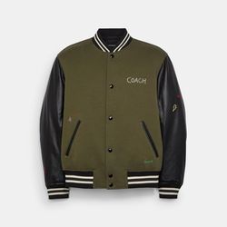 Coach Diary Script Varsity Jacket - Size L