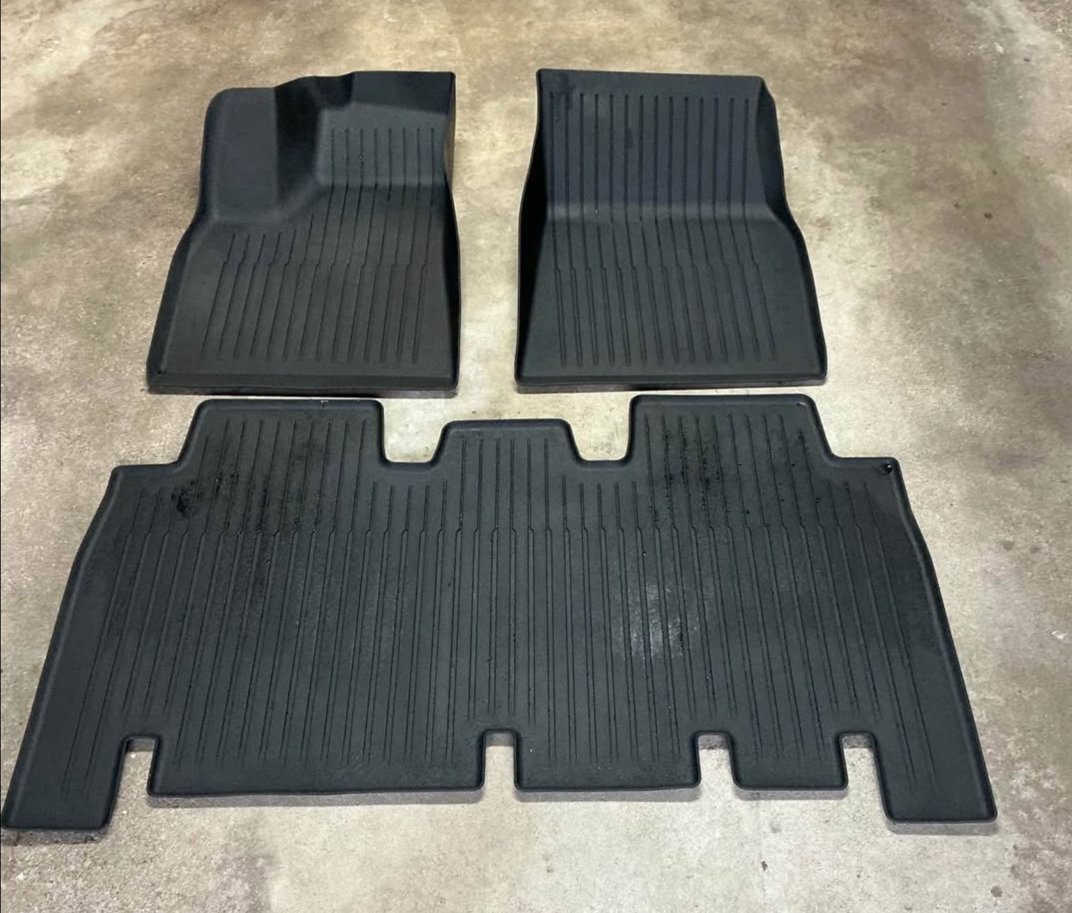Tesla Model X All-Weather Interior Liners for Model X 5 Seater 3 Pieces