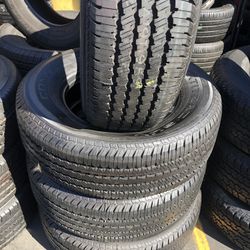 FOUR GOOD USED TIRES 95%TREAD LIFE 265/70/17 CONTINENTAL 