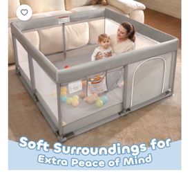 Playpen 79”x71”