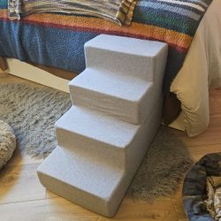 Pet / Dog Stairs, Tall 4 Step - Sand Taupe