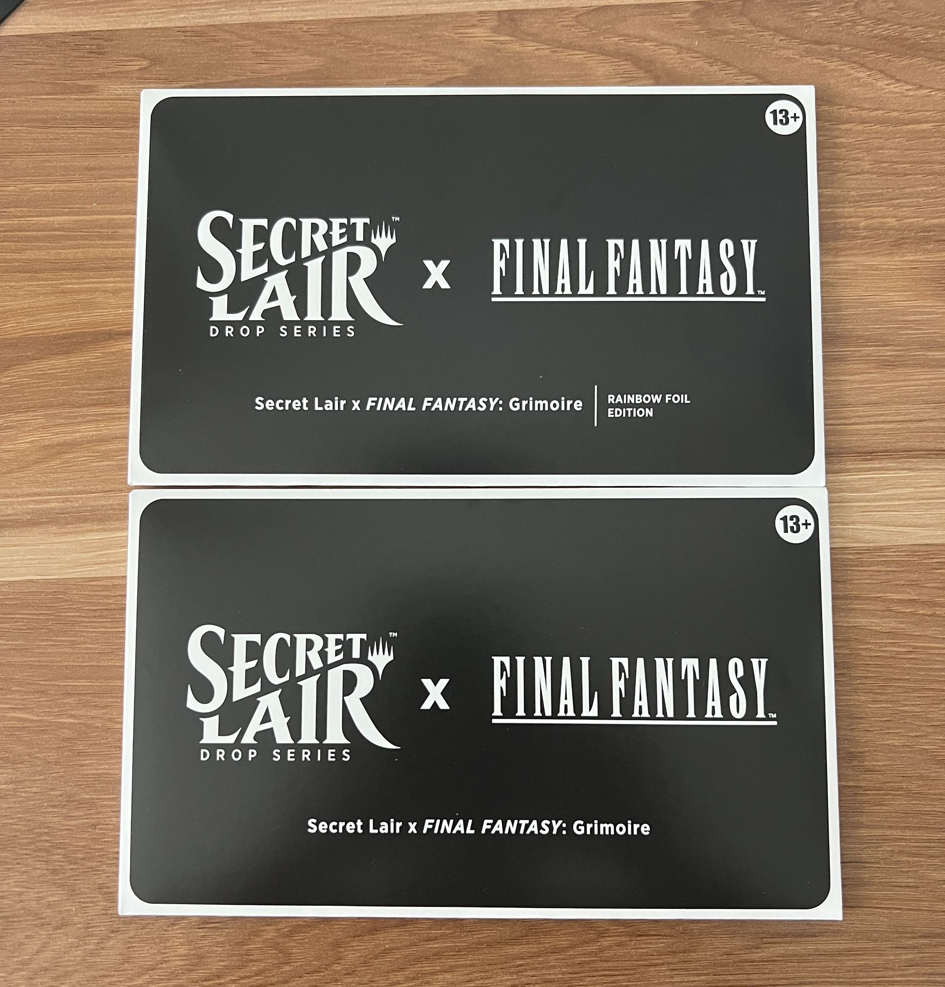 MTG Secret Lair x Final Fantasy Grimoire English Rainbow Foil and Non-Foil Editions New
