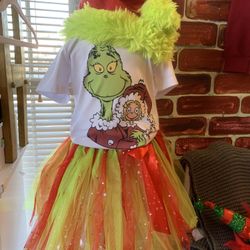 Grinch Tutu Set 