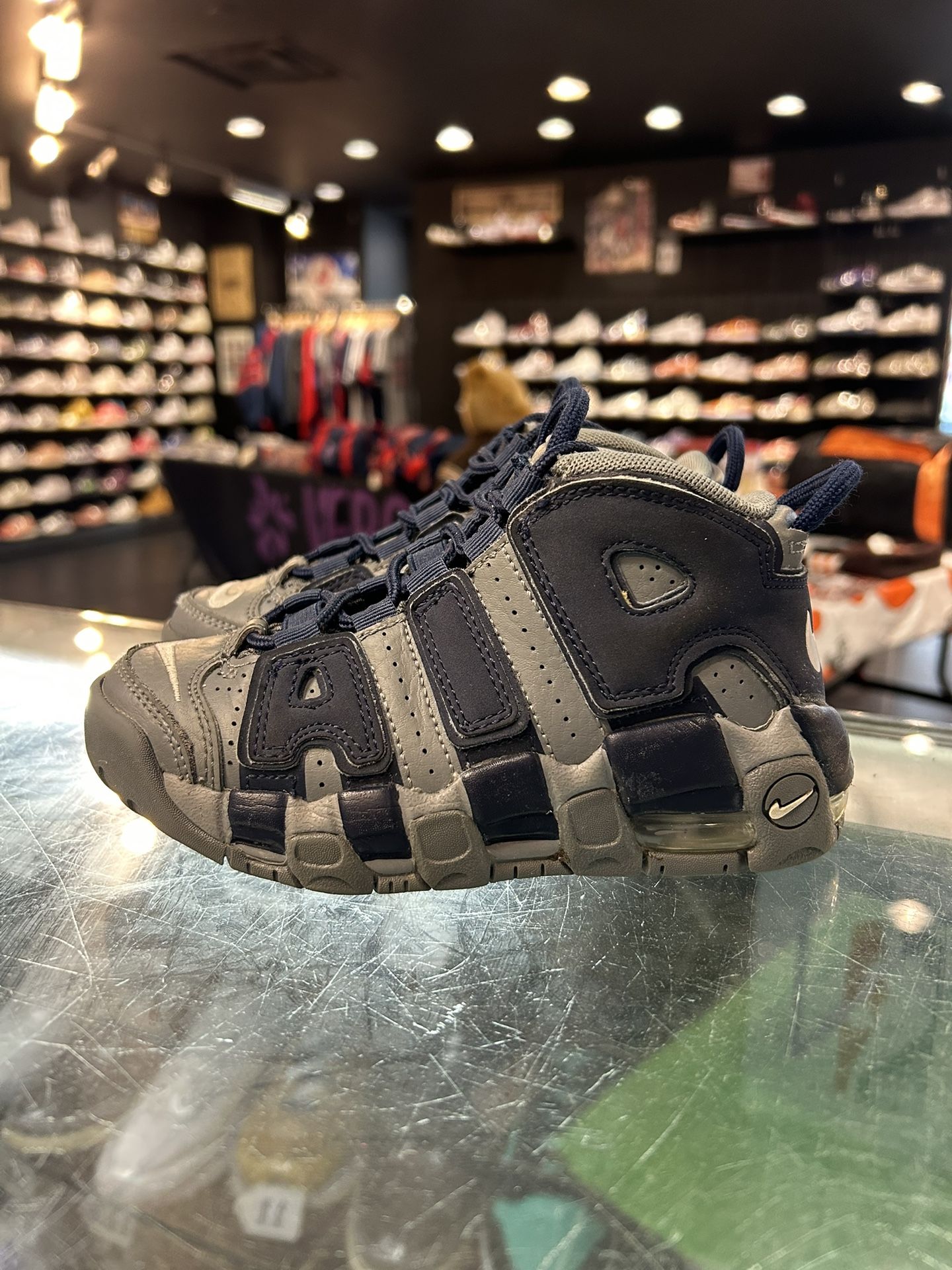 Kids Nike More Uptempo Georgetown Size 12C PS Shoes