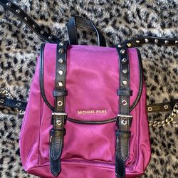 Micheal Kors Mini Backpack Purse 