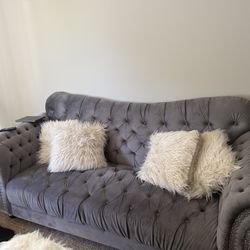 Three Seater, Love Chair (Coffee table For Free)