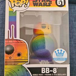 Funko Pop Vinyl Figure Star Waes Rainbow Bb-8 Gay Pride Exclusive