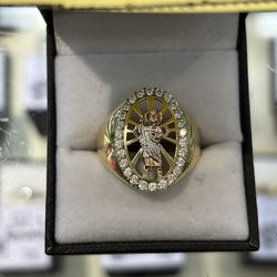 14k Religious Ring