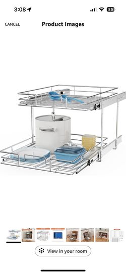 Double Layer Wire Basket New