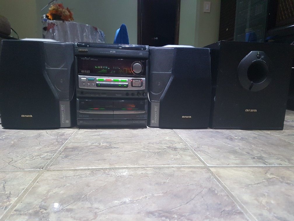 Aiwa stereo system