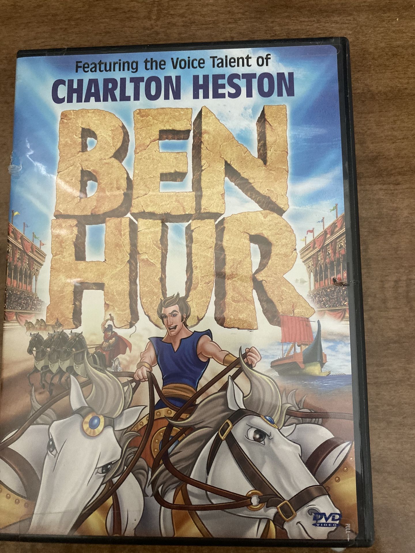 Ben Hur, 2003, Featuring Voice Of Charlton Heston, DVD Animation