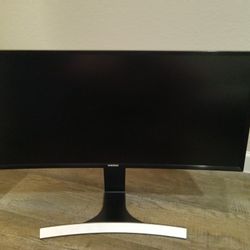 27 Inch Curved Samsung Wide Monitor