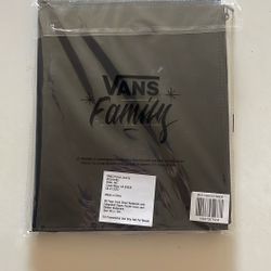 Vans Black Notebook 