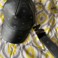 Mcm Hat & Belt 