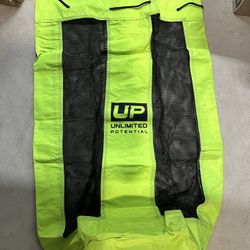 Unlimited Potential Mesh Equipment Bag - Adjustable, Sliding Drawstring Cord Closure. Perfect mesh Bag for Parent or Coach, Making it Easy to Transpor