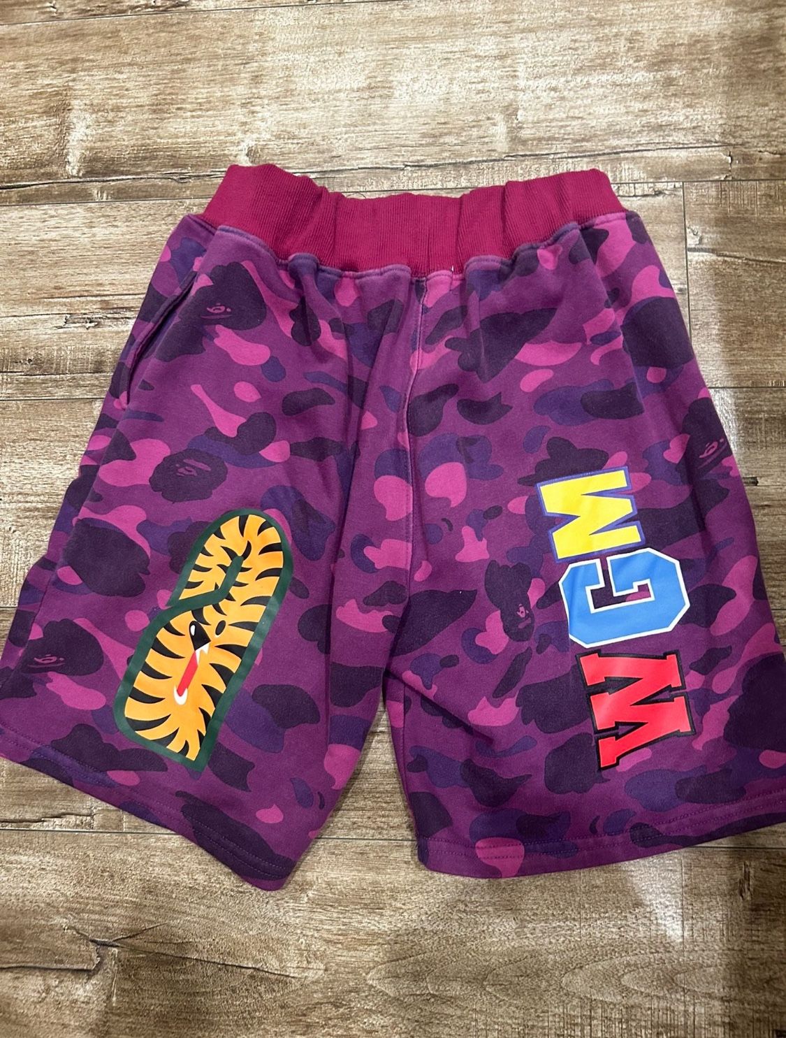 A Bathing Ape Bape Color Camo Sweat Shorts