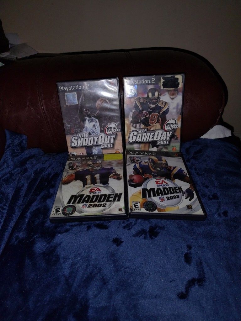 4 PACK OF PS2 VINTAGE GAMES