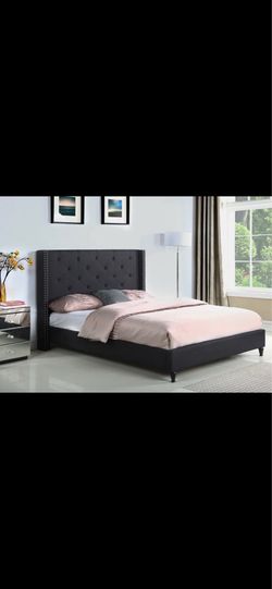 Cali- King size Bed frame and headboard