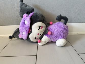 Hello Kitty and Friends - Hello Kitty Sleeping Plush Kuromi 24”