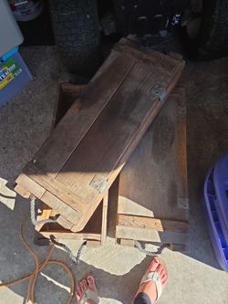 Old vintage ammo boxes.