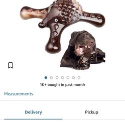 BYMQ Super Tough Dog Chew Toys - for Aggressive Chewers Large Breed,Dog Dogs, Bone Toy Nylon Durable Dogs Extreme Indestructible, Real Beef Flavor to 