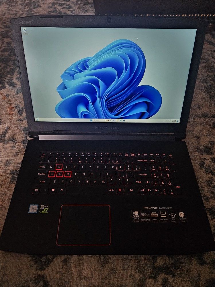 Gaming Laptop Predator Helios 300 GTX1060