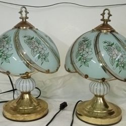 1980 Pair Touch Lamps