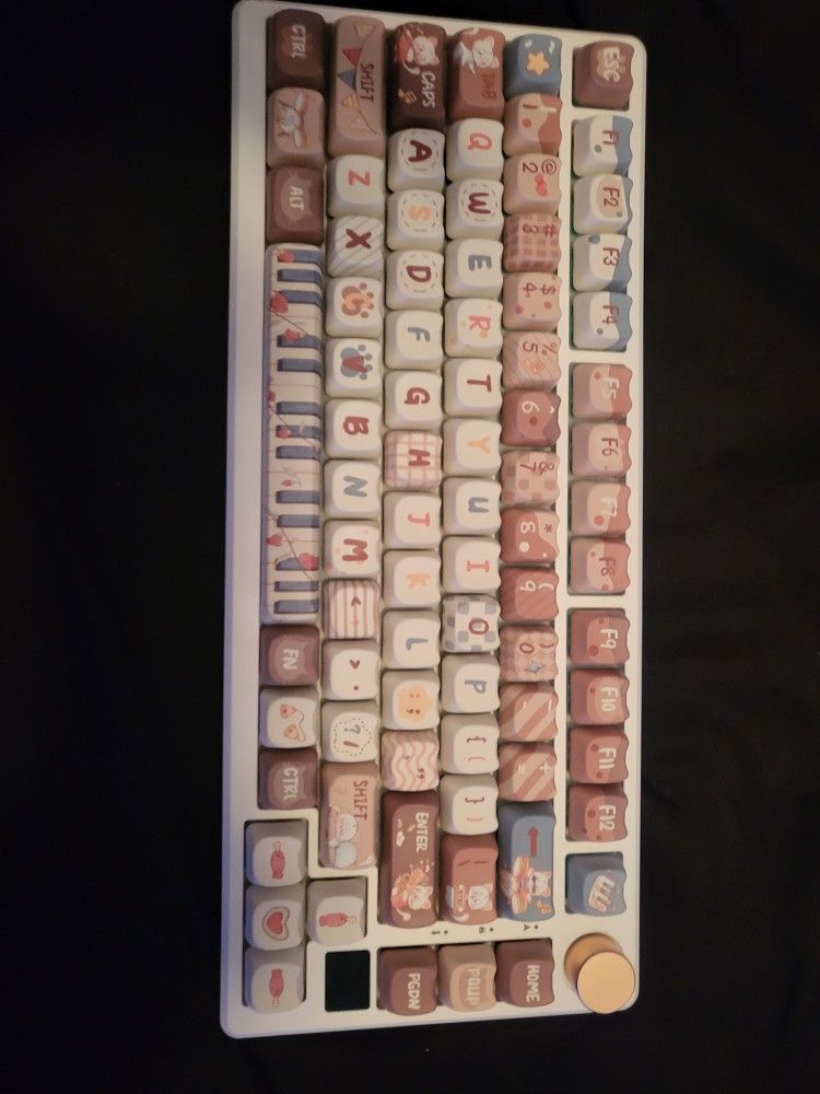 RK S-75 (Cat) Wireless Rechargeable Keyboard