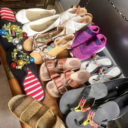 Women’s Shoes Bundle (10 Pairs, Sizes 8–9, Pick Up Today in Cedar Park)