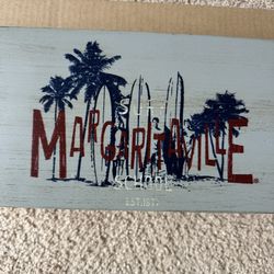 MARGARITAVILLE OUTDOOR 23” L Wood Sign NEW IN BOX