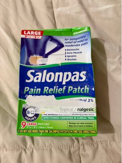 Salonpas 9 in each box $20 never opened