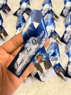 Memorial Ribbons/ Celebration Ribbons/ Funeral
