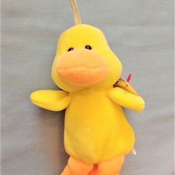 

Duckling beanie bear Easter eggs bear--