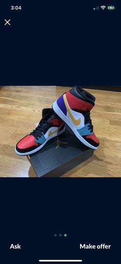 Multicolored Jordan 1