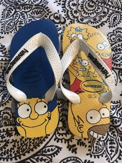 Simpsons Flip Flops