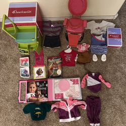 American Girl Doll Salon Chair, Salon Center And Other Accessories