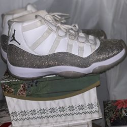 LIKE NEW WORN 3x Metallic Silver High Top Retro 11 Jordans 