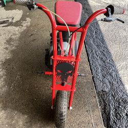 Custom built mini bike