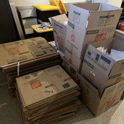 Moving Boxes And Paper