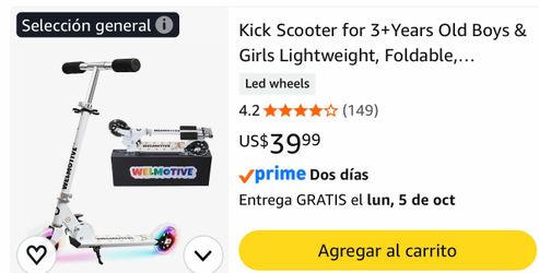 Scooter $20 Nueva