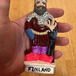 Hand Painted Finland Santa 