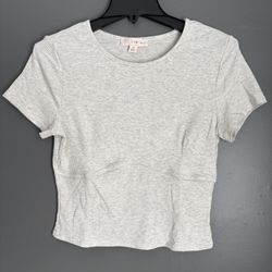 Medium Gray Crop Top
